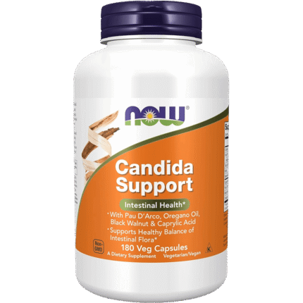 NOW, Candida Support (180 cápsulas)