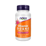 Vitamina D-3 & K-2, Now (120 capsulas)