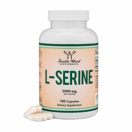 L-serine, Double Wood (180 capsulas)