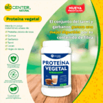 Proteína vegetal, BIOCENTER NATURAL (500g) - Imagen 2