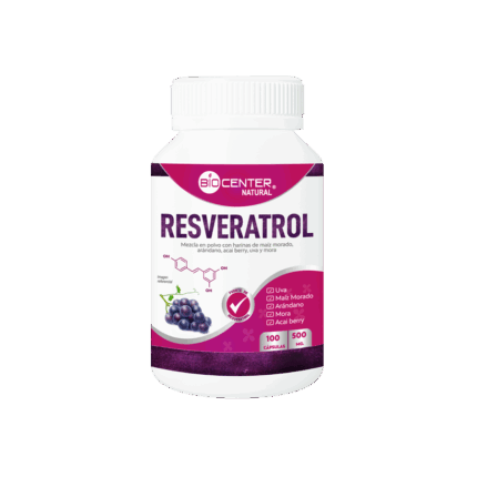 Resveratrol, BIOCENTER NATURAL (100 capsulas)