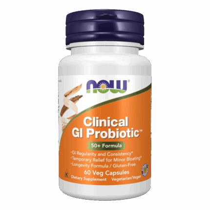 Clinical GI Probiotic, NOW FOODS (60 Cápsulas)