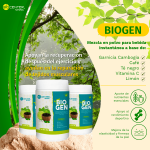 Polvo Bio Gen de Biocenter Natural para recuperación y reparación muscular en pote. Mercoshop Perú