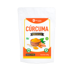 Cúrcuma en polvo de BIOCENTER NATURAL, especia premium para cocinar. Presentación en bolsa 200g Mercoshop Perú