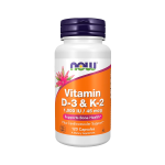 Vitamina D-3 & K-2, Now (120 capsulas)