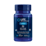 Frasco de probiótico Life Extension Florassist GI con tecnología faga, 30 cápsulas para salud intestinal, Mercoshop Perú.