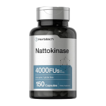 Frasco de suplemento Nattokinase de Horbaach, 150 cápsulas, enzima digestiva, no GMO. Mercoshop Perú