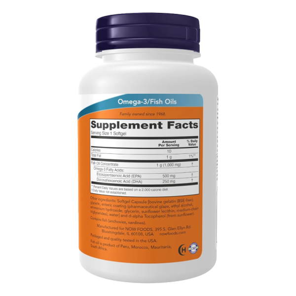Frasco de softgels Omega-3/Aceites de Pescado, suplemento nutricional. Mercoshop Perú