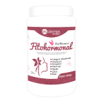 Pote de Fitohormonal para mujeres, suplemento natural con colágeno, maca y aguaje. Mercoshop Perú
