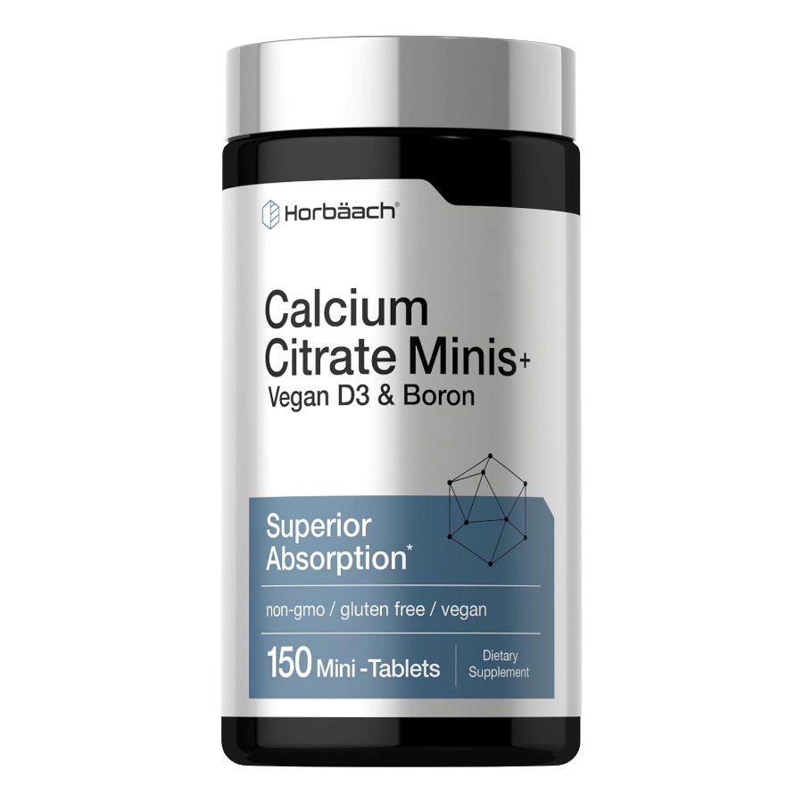 Sin-titulo-6-1 Suplemento Horbäach Calcium Citrate Minis+, 150 tabletas veganas para absorción superior. Mercoshop Perú.
