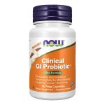 Frasco de Clinical GI Probiotic (Probiótico) con 60 cápsulas. Suplemento para la salud intestinal. Mercoshop Perú.
