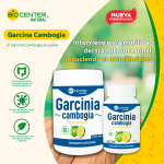 Suplemento de Garcinia Cambogia en pote para el tránsito intestinal. Biocenter. Mercoshop Perú.