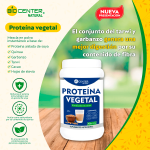 Pote de Proteína Vegetal para veganos, suplemento nutricional Bio Center Natural. Mercoshop Perú.